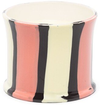 Vertical-Stripe Scented Candle