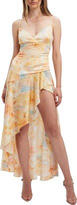 Kalani Floral Print Midi Dress