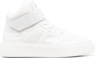 Touch-Strap High-Top Sneakers