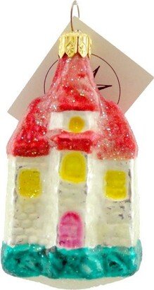 Company Snow Castle - One Glass Ornament 3.25 Inches - Ornament Home House Christmas - 961390 - Glass - Multicolored