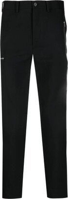 Zip-Detail Tapered Trousers-AA