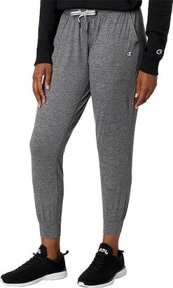 Soft Touch Jersey Joggers (Ebony Heather) Women's Casual Pants