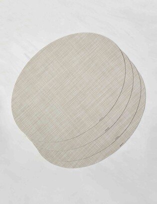 Lulu and Georgia Mini Basketweave Oval Placemat (Set of 4) by Chilewich