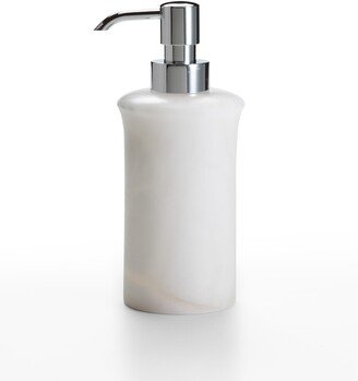 Alisa Alabaster Pump Dispenser, White