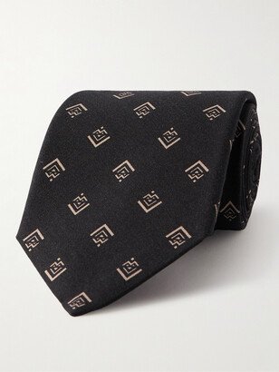 8cm Printed Silk Tie