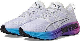 Foreverrun Nitro Sunset White/Luminous Blue/Electric Orchid) Men's Shoes