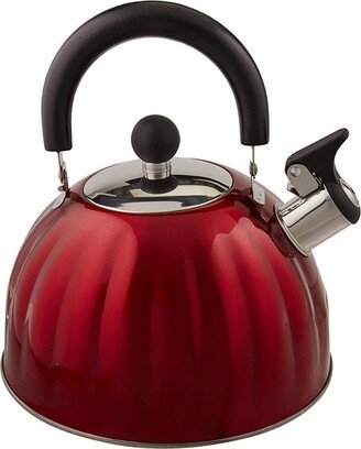 Twining 2.1 Qt. Pumpkin Tea Kettle in Red