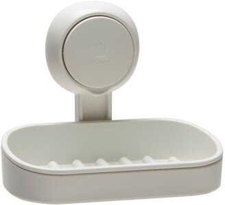 Gel Suction Soap Dish - White - 5.5x 4x 4.3