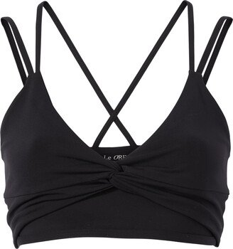 Twist-Front Bra