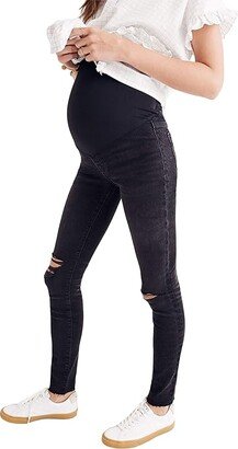 Maternity Over-the-Belly Skinny Jeans in Black Sea (Black Sea) Women's Jeans