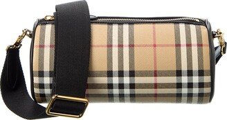 Vintage Check E-Canvas Barrel Bag