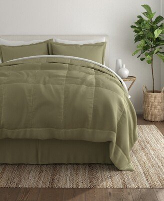 A Beautiful Bedroom 8 Piece Lightweight Bed in a Bag Set by The Home Collection, King