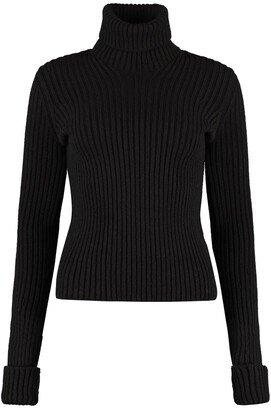 Rib-Knit Turtleneck Jumper