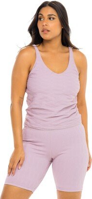 JMP The Label Impact Activewear Tank Top - Mesa Mauve