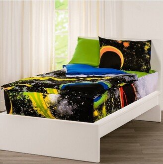 Twin Beyond The Galaxy Bunkie Deluxe Zipper Kids' Bedding Set