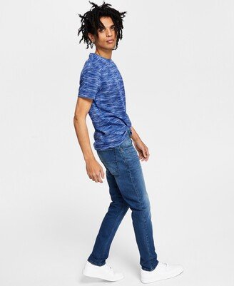 Men's Skinny-Fit Medium Wash Jeans, Created for Macy's