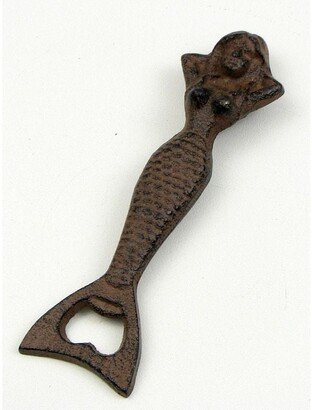 Cast Iron Mermaid Bottle Opener - 2 W x 7 H x 1 D