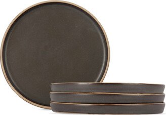 Lineage Ceramics Black Side Plate, 4 pcs