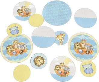 Big Dot of Happiness Noah's Ark - Baby Shower or Birthday Party Giant Circle Confetti - Party Decorations - Large Confetti 27 Count