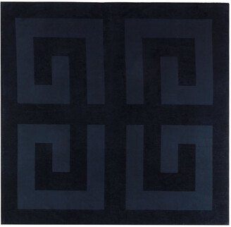 Black 4G Square Towel