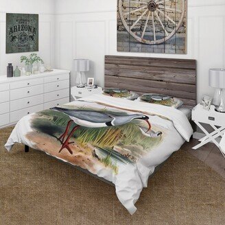 Designart 'Vinage Countryside Animals VI' Farmhouse Duvet Cover Set