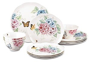 Butterfly Meadow 12 Piece Dinnerware Set