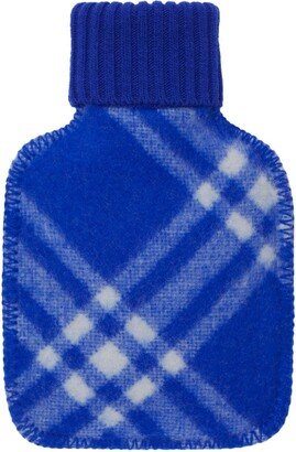 Plaid-Check Wool Hot Water Bottle