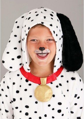HalloweenCostumes.com Small Plush Dalmatian Puppy Kid's Jumpsuit, Black/White/Red