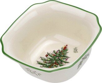 Christmas Tree 5.5 Inch Square Bowl - 5.5 Inch