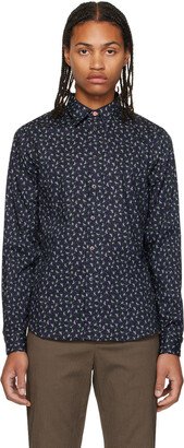 Navy Floral Shirt