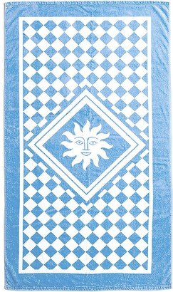 Blue Sol Beach Towel