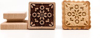 No. S076 Wooden Stamp Deeply Engraved, Toys, Stamp, Baking Gift, Alhambra