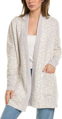 Reversible Woodland Wool & Cashmere-Blend Cardigan