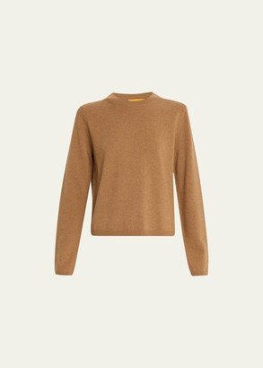 Guest in Residence Cashmere Shrunken Crewneck Sweater