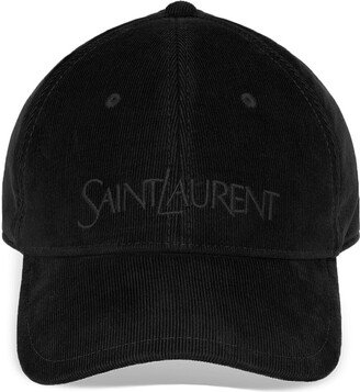 Logo-Embroidered Cotton Cap-AA