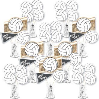Big Dot Of Happiness Bump, Set, Spike - Volleyball Centerpiece Showstopper Table Toppers 35 Pc