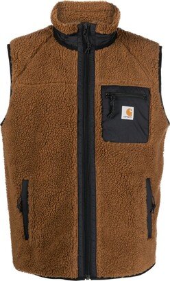 Prentis logo-patch fleece gilet