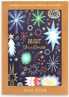 Selfridges Edit Bright Christmas Christmas Cards Pack of six