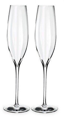 Set of Two Elegance Optic Classic Champagne Flutes