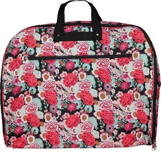 Floral 40-inch Hanging Luggage Garment Bag