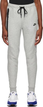Gray Slim-Fit Sweatpants