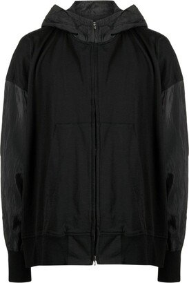 Panelled Cotton Bomber Jacket