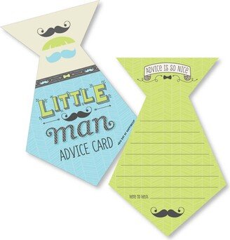 Big Dot Of Happiness Dashing Little Man Mustache Party - Activities - Shaped Advice Cards Game 20 Ct