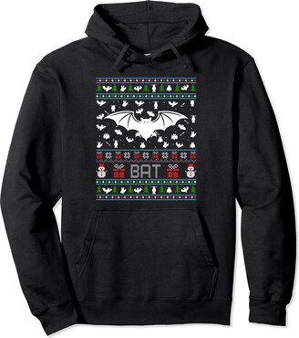 Bat Ugly Christmas Costume Outfits Ugly Christmas Sweaters Men Women Xmas Ugly Bat Pullover Hoodie