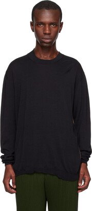 Black & Khaki Duotone Sweater