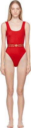 Red Greca Swimsuit-AA