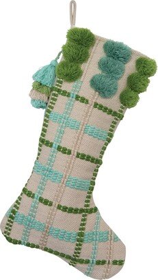 20 Woven Cotton and Wool Stocking