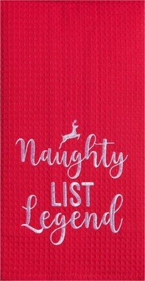 Naughty List Legend Towel