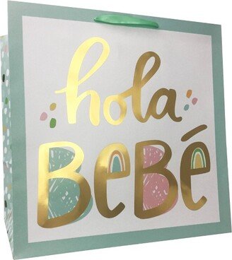 Large 'Hola Bebe' Spanish Baby Shower Gift Bag - Spritz™