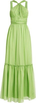 Chiffon Tiered Maxi Dress